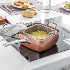 Multifunktionspfanne 5 in 1 InnovaGoods Copper Coppans (x4) image-3