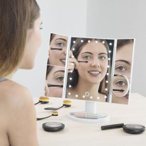 Magnifying mirror with led 4-in-1 InnovaGoods Ledflect image-3