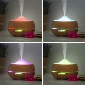 Aroma diffuser humidifier with led InnovaGoods Wooden-Effect image-6