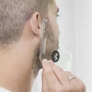 Καλούπι για ξύρισμα γενειάδας InnovaGoods Hipster Barber image-4