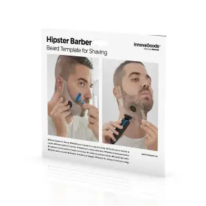 Καλούπι για ξύρισμα γενειάδας InnovaGoods Hipster Barber image-5