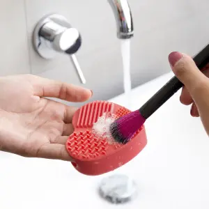 Make-up brush cleaner InnovaGoods Heart image-2