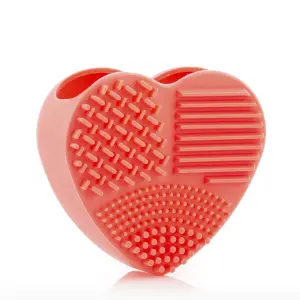 Make-up brush cleaner InnovaGoods Heart