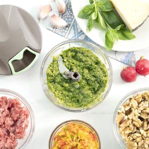 Manueller Mini-Zerkleinerer mit Kordel InnovaGoods Spinop image-5