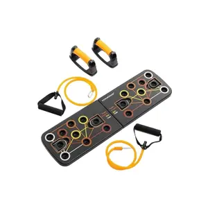 Planche de pompes avec bandes de résistance et guide d'exercices InnovaGoods Push-Up Pulsher image-0