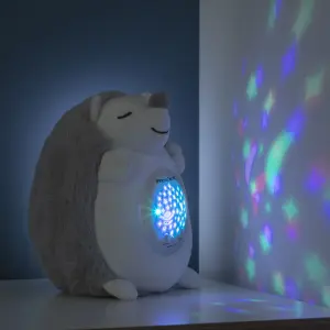 Hedgehog soft toy with sound and night light InnovaGoods Spikey image-5
