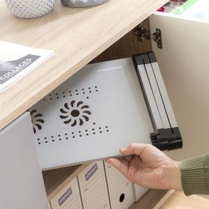 Justerbart bord med flera positioner för stor bärbar dator InnovaGoods image-4