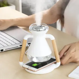 Aroma diffuser humidifier and 3-in-1 cordless charger InnovaGoods Misvolt image-6