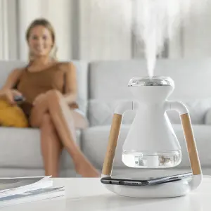 Aroma diffuser humidifier and 3-in-1 cordless charger InnovaGoods Misvolt image-5