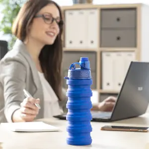 Foldable silicone bottle InnovaGoods Bentle image-3