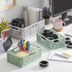 Cajas de almacenamiento plegables y apilables InnovaGoods Boxtor (x3) image-4
