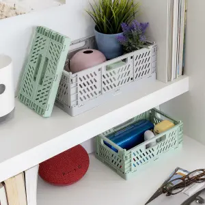 Cajas de almacenamiento plegables y apilables InnovaGoods Boxtor (x3) image-1