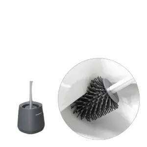 Toalettborste av gummi InnovaGoods Kleanu image-0