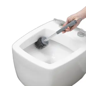 Toalettborste av gummi InnovaGoods Kleanu image-1