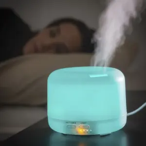 Aroma diffuser humidifier with led InnovaGoods Steloured image-4