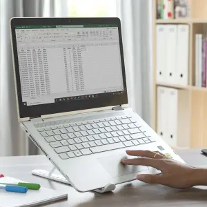 Vikbart och justerbart stativ för bärbar dator InnovaGoods Flappot image-5