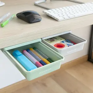 Pomocnicze szuflady na biurko z żyłką klejącą InnovaGoods Underalk (x2) image-5