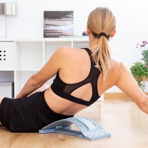Lumbar stretching support with pressure and magnetic points InnovaGoods Lumport image-1