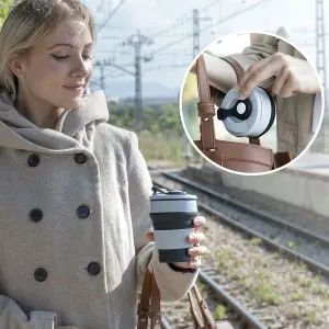 Einziehbare Tasse aus Silikon InnovaGoods Flahsie image-0