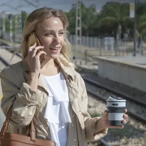 Einziehbare Tasse aus Silikon InnovaGoods Flahsie image-5