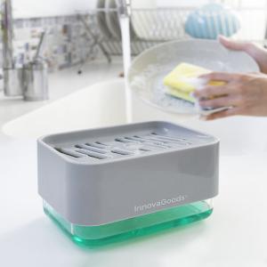 2-in-1 dishwashing liquid dispenser InnovaGoods Pushoap image-5