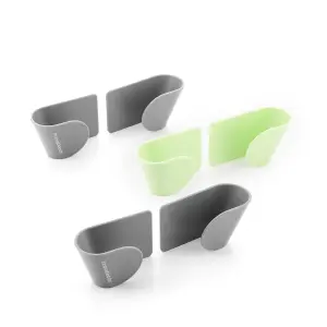 Väggfäste med klister för kökslock InnovaGoods Smarack (x3) image-1