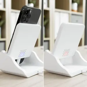 Több pozícióban használható vezeték nélküli töltő állvánnyal InnovaGoods Pomchar image-6
