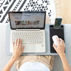 Laptop desk with cushion xl InnovaGoods Deskion image-3