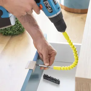 Elastyczna magnetyczna przedłużka wkrętaka z akcesoriami InnovaGoods Drillex image-0