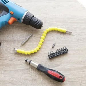 Elastyczna magnetyczna przedłużka wkrętaka z akcesoriami InnovaGoods Drillex image-3