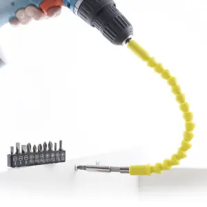 Elastyczna magnetyczna przedłużka wkrętaka z akcesoriami InnovaGoods Drillex image-5