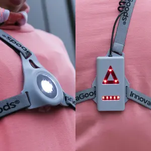 Sport harness with led lights InnovaGoods Safelt image-0