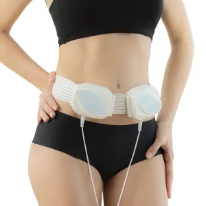Vibrating massage belt for body sculpting InnovaGoods Bubratt