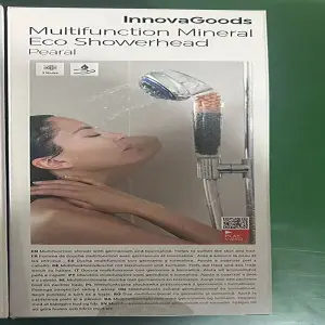 Ekologiczny prysznic mineralny wielofunkcyjny z germanem i turmalinem InnovaGoods Pearal image-6