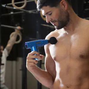 Mini pistola de massagem para relaxamento e recuperação muscular InnovaGoods Relmux image-4