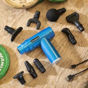 Mini pistola de massagem para relaxamento e recuperação muscular InnovaGoods Relmux image-0