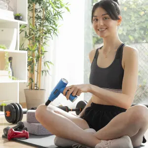 Mini pistola de massagem para relaxamento e recuperação muscular InnovaGoods Relmux image-6