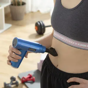 Mini pistola de massagem para relaxamento e recuperação muscular InnovaGoods Relmux image-5