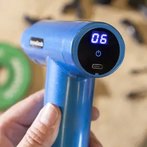 Mini pistola de massagem para relaxamento e recuperação muscular InnovaGoods Relmux image-2