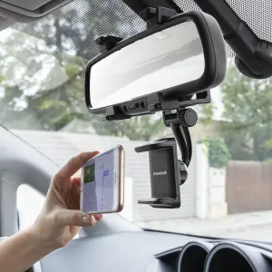 Smartphone-holder til bakspejl InnovaGoods Stropp image-0