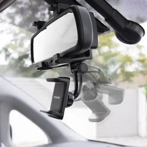 Smartphone-holder til bakspejl InnovaGoods Stropp image-4