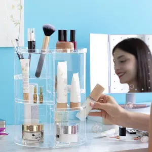 Organizador de maquillaje rotativo InnovaGoods Rolkup image-1