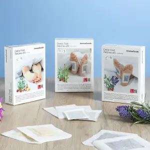 Detox foot patches InnovaGoods Bamboo (x10) image-1