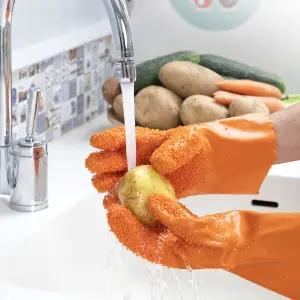 Handschuh zum Reinigen von Obst und Gemüse InnovaGoods Glinis image-2