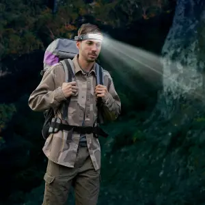 Rechargeable, adjustable LED headlamp InnovaGoods Recobright image-1
