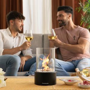 Dekorative Tischkamin aus Bioethanol InnovaGoods Heatfir image-2