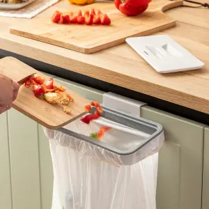 Hållare för sopsäck med lock InnovaGoods Trabbly image-6