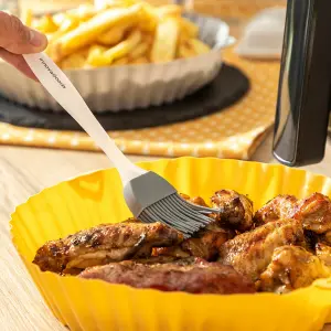 Σιλικονούχο δοχείο για τηγανητές πατάτες με πινέλο InnovaGoods Mollicon (x2) image-4