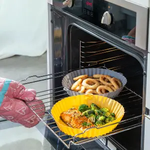 Σιλικονούχο δοχείο για τηγανητές πατάτες με πινέλο InnovaGoods Mollicon (x2) image-3