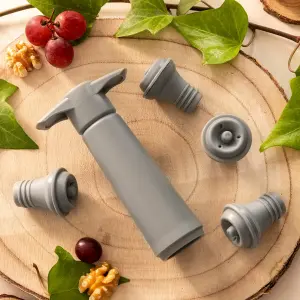 Vacuum pump and wine stoppers InnovaGoods Winuum image-1